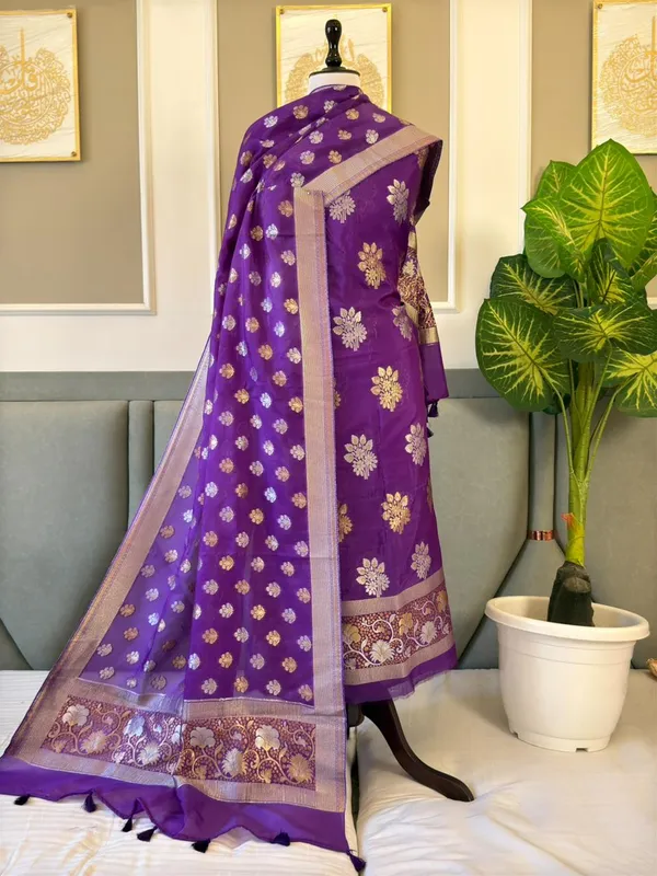 Purple_Tussar_Silk_Alfi_Mina_Sona_Roopa_Boota_Banarasi_Suit_With_Floral_Booti_Dupatta_260PNJ_TS2