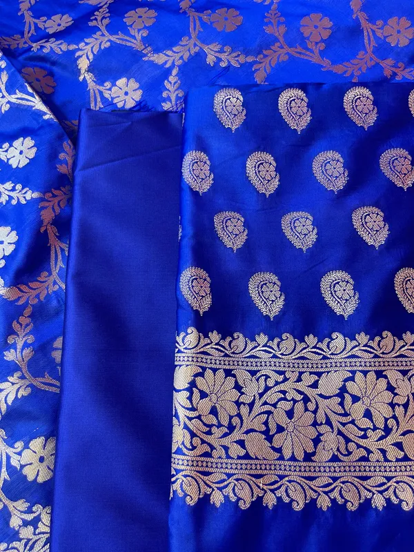 Blue_Semi_Silk_Floral_Zari_Booti_Banarasi_3_pcs_Suit_Set_900AJ_SK22