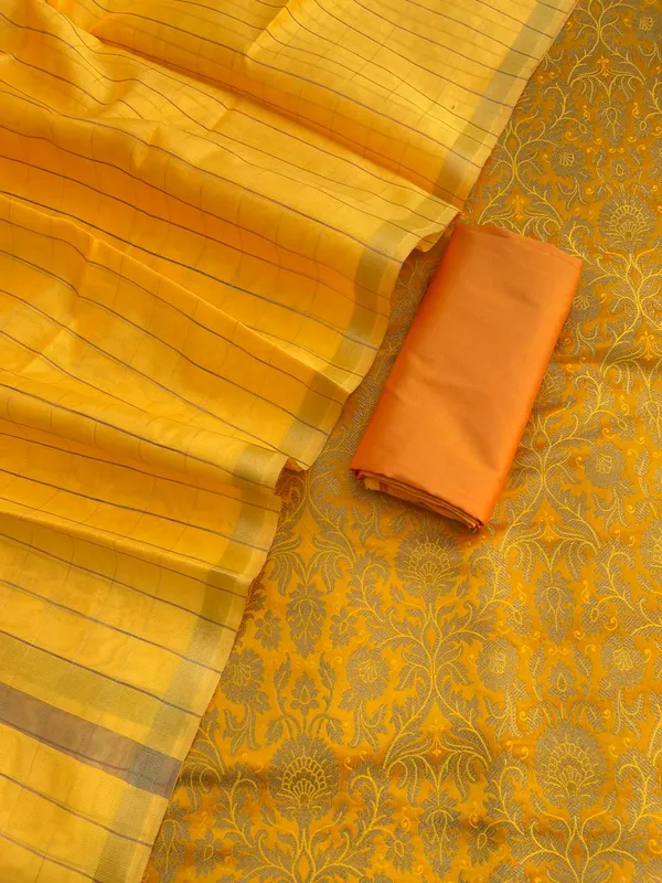 Yellow_Katan_Silk_Brocade_Kimkhab_Banarasi_Suit_850SKL_KB6