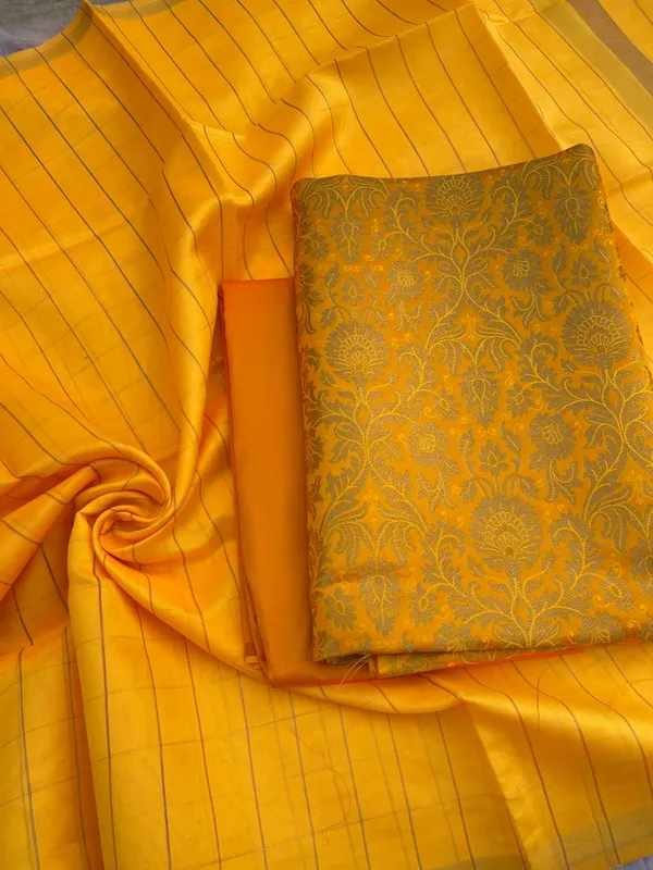 Yellow_Katan_Silk_Brocade_Kimkhab_Banarasi_Suit_850SKL_KB6