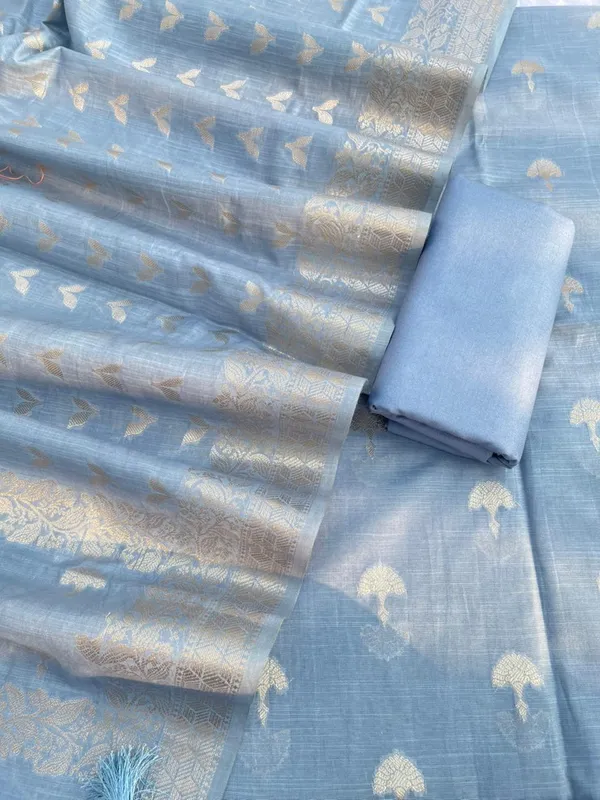Light_Blue_Cotton_Linen_Floral_Zari_Booti_Banarasi_Suit_with_Patti_Booti_Dupatta_120DAN_CL9