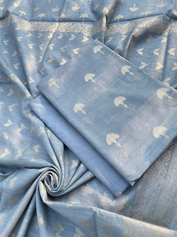 Light_Blue_Cotton_Linen_Floral_Zari_Booti_Banarasi_Suit_with_Patti_Booti_Dupatta_120DAN_CL9