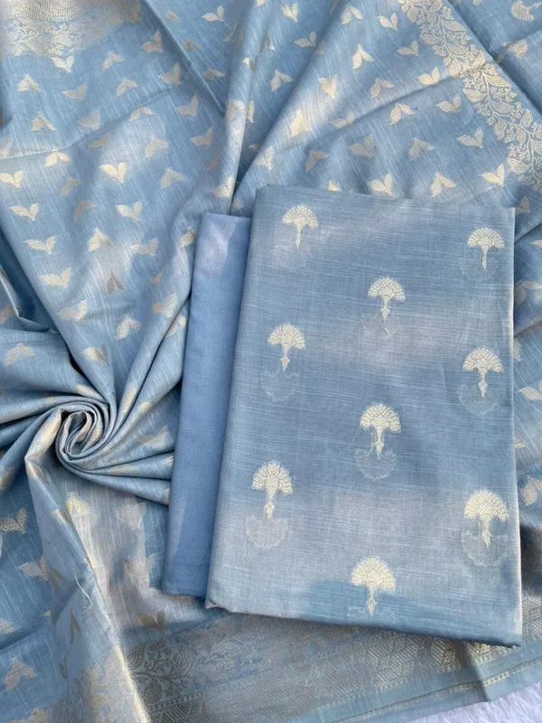 Light_Blue_Cotton_Linen_Floral_Zari_Booti_Banarasi_Suit_with_Patti_Booti_Dupatta_120DAN_CL9