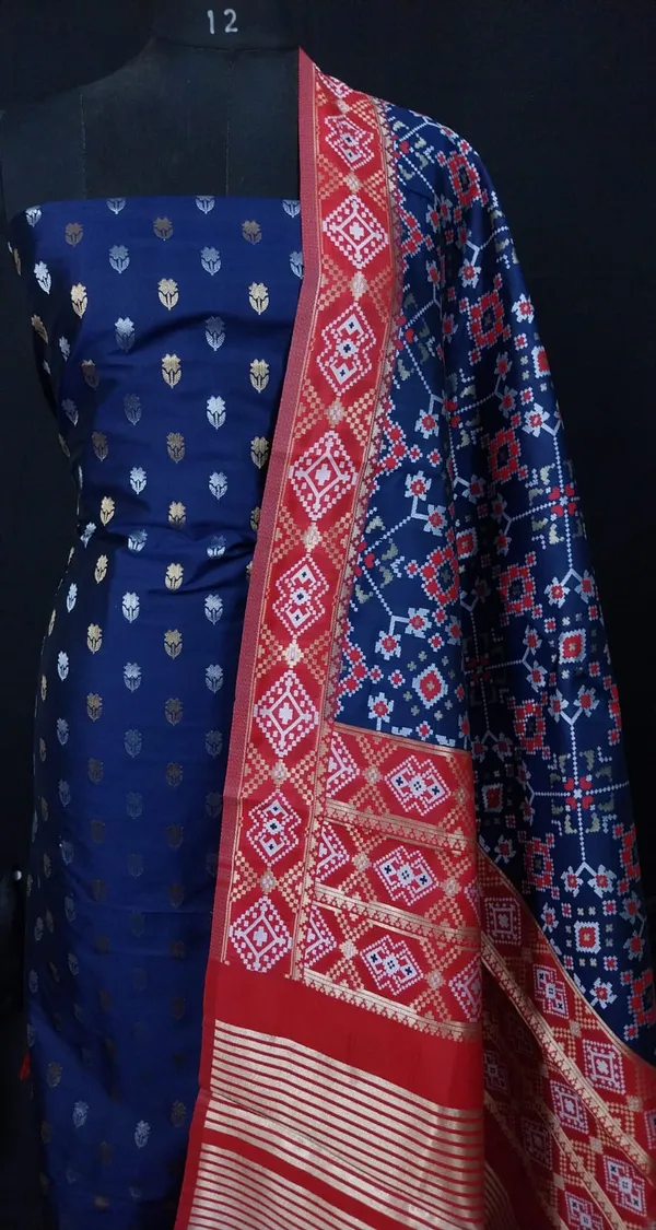 Navy_Blue_Katan_Silk_Sona_Rupa_Floral_Booti_Banarasi_Suit_with_Patola_Dupatta_700SKL_KSP3