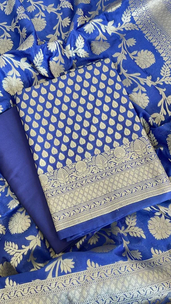 Blue_Katan_Upada_Silk_Floral_Zari_Booti_Banarasi_Suit_with_Alfi_Zari_Jaal_Dupatta__1250DAN_KU2