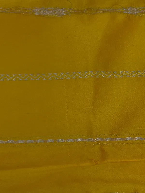 Pure_Handloom_Gold_Katan_Silk_Silver_Zari_Booti_Katan_Silk_Kadhwa_Banarasi_3_pcs_Suit_Set_14000PR_KS8