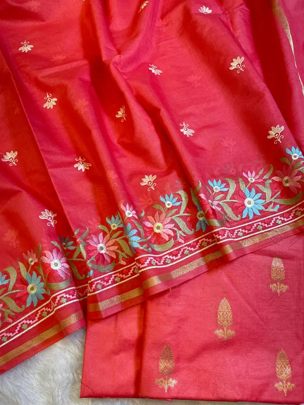 Strawberry_Peach_Mescrize_Cotton_Banarasi_3_pcs_Suit_Set_with_Resham_Embroidery_Dupatta_1100SKL_ME5