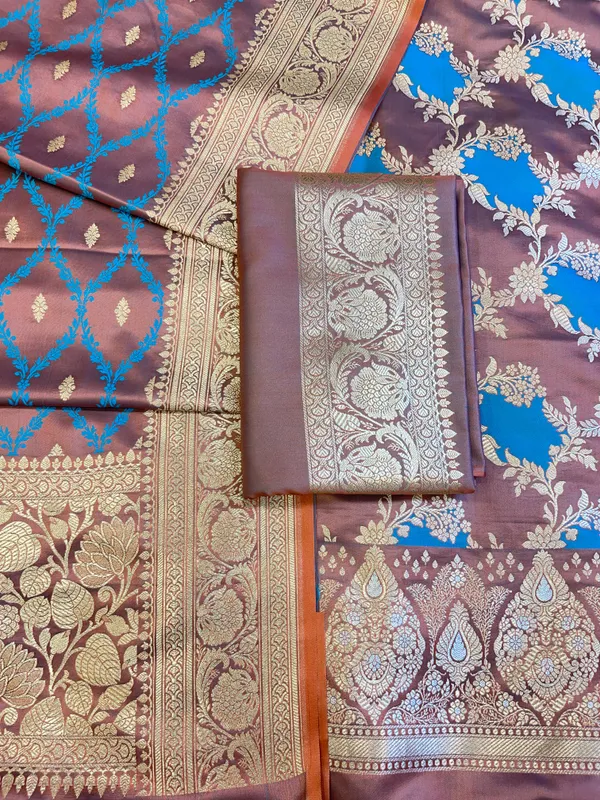 Dark_Brown_Mashru_Silk_Floral_Rangkaat_Floral_Zari_Jaal_Banarasi_3_pcs_Suit_Set_26AJ_MSR7