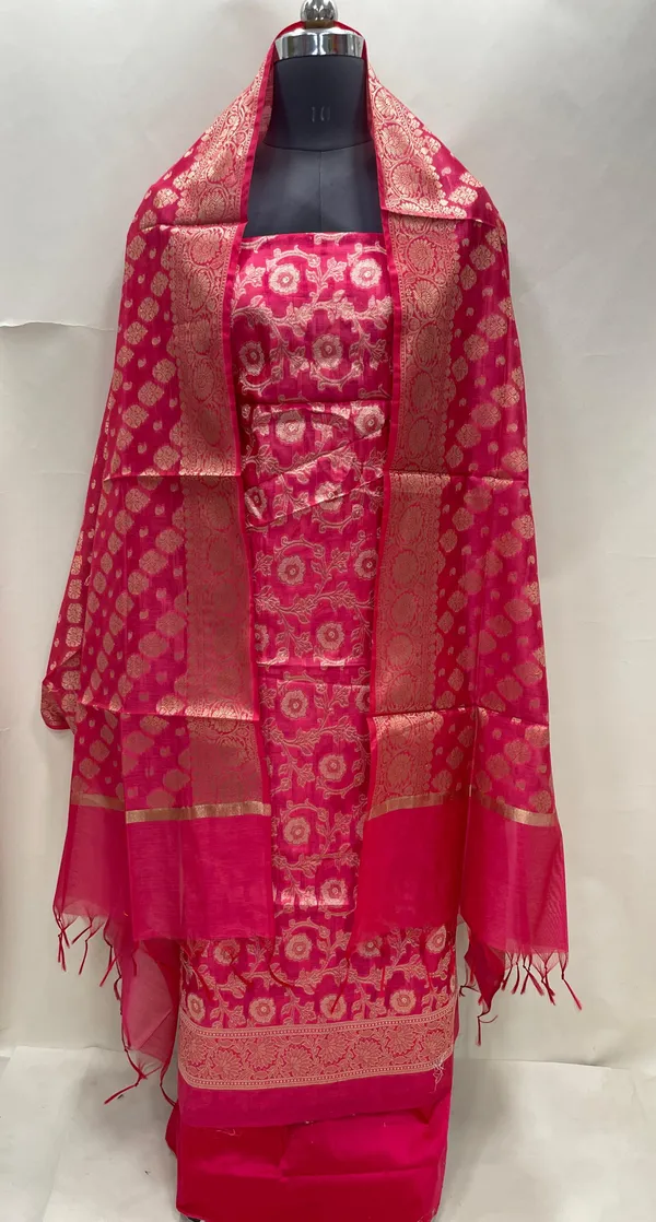Humairah_Pink_Cotton_Zari_Resham_Mina_Jaal_3_pcs_Suit_set_with_Plain_Bottom_and_Aada_Zari_Stripe_Pink_Dupatta