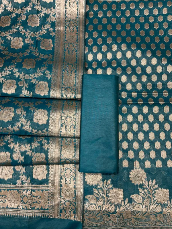 Seagreen_Cotton_Silk_Banarasi_3_pcs_Suit_Set_675JVC_115