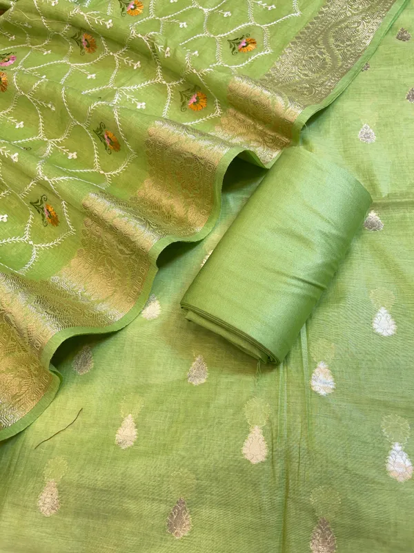 Pista_green_Pure_Mercerise_Cotton_Banarasi_Suit_with_Floral_Resham_Embroidery_Dupatta_130IM_PCM4