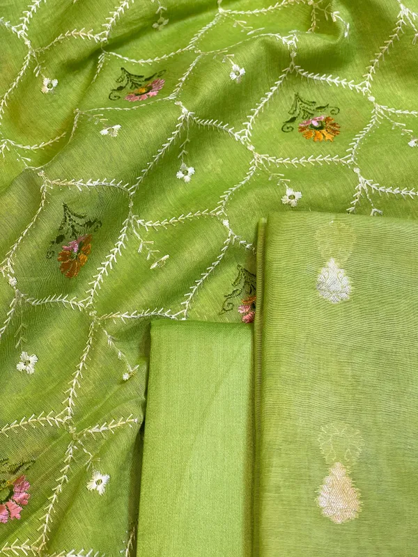 Pista_green_Pure_Mercerise_Cotton_Banarasi_Suit_with_Floral_Resham_Embroidery_Dupatta_130IM_PCM4