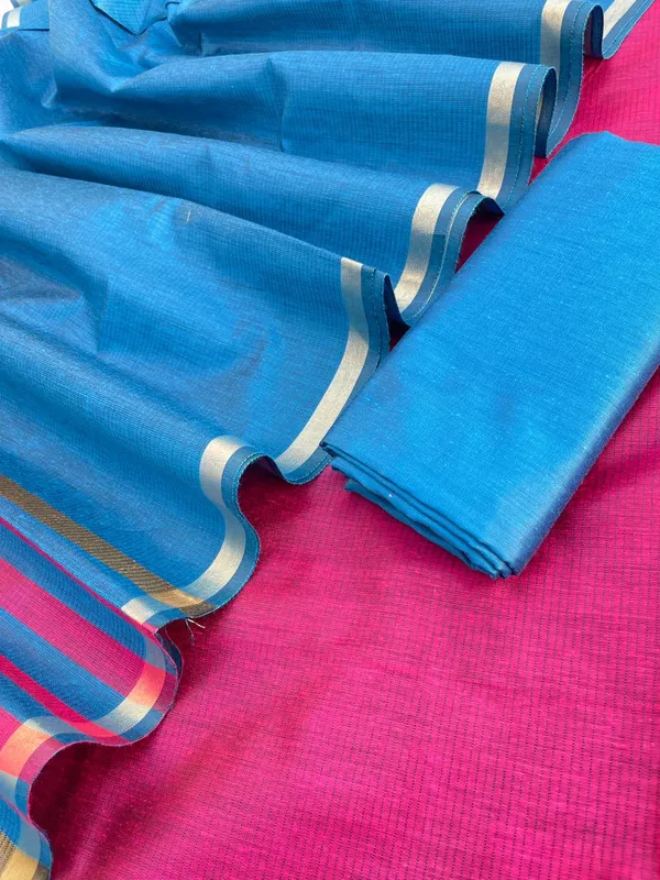 Magenta_Cotton_Silk_Banarasi_Suit_with_Contrast_Blue_Bottom_&_Zari_Patti_Dupatta_600SKL_CS25