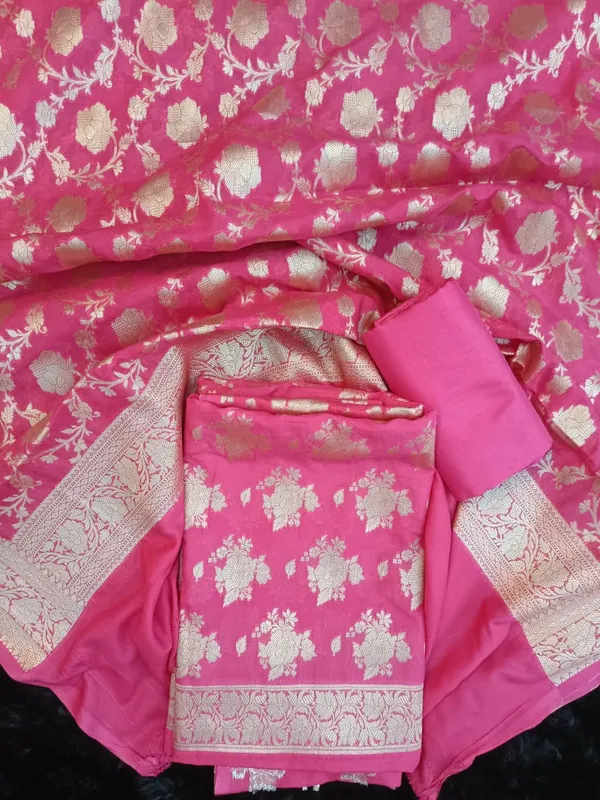 Magenta_Georgette_Silk_Floral_Banarasi_Suit_Set_1200SKL_GS7