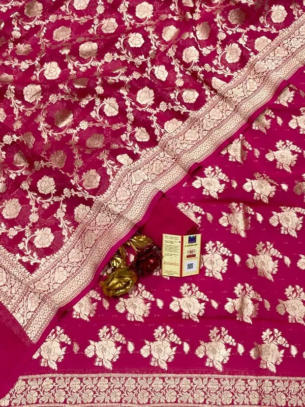 Magenta_Georgette_Silk_Floral_Banarasi_Suit_Set_1200SKL_GS7