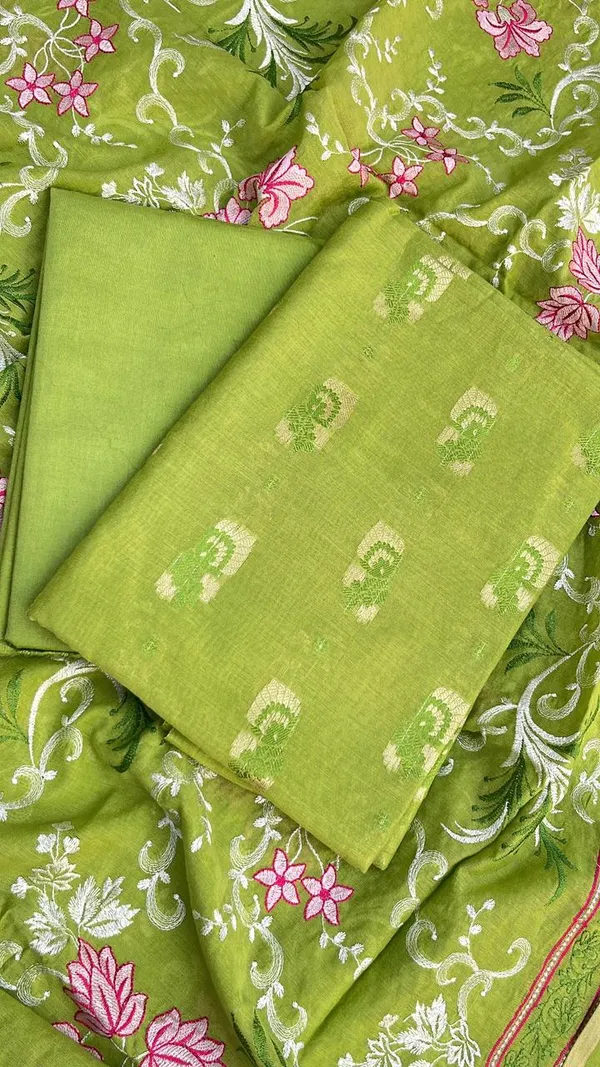 Green_Pure_Mercerised_Resham_Mina_Embroidery_Dupatta_Banarasi_Suit_1250SKL_RM4