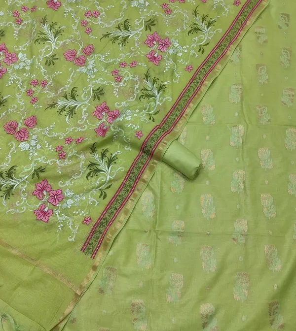 Green_Pure_Mercerised_Resham_Mina_Embroidery_Dupatta_Banarasi_Suit_1250SKL_RM4