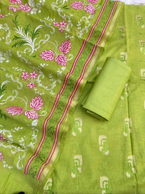 Green_Pure_Mercerised_Resham_Mina_Embroidery_Dupatta_Banarasi_Suit_1250SKL_RM4