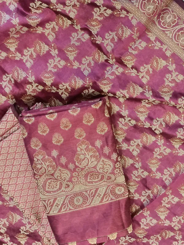 Magenta_Cotton_Floral_Resham_Aada_Stripe_Banarasi_Suit_600AJ_PJS23