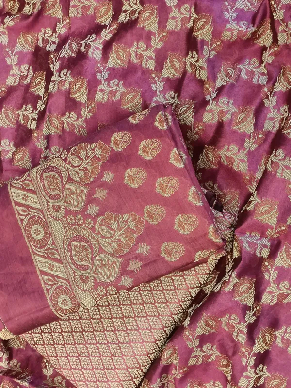 Magenta_Cotton_Floral_Resham_Aada_Stripe_Banarasi_Suit_600AJ_PJS23