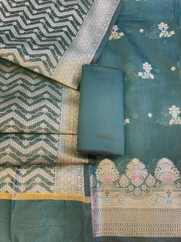 Dark_Green_Cotton_Resham_Minakari_Floral_Zari_Booti_Banarasi_Suit__625SHL_CT43