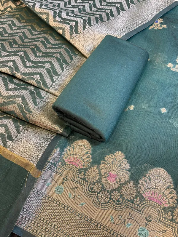 Dark_Green_Cotton_Resham_Minakari_Floral_Zari_Booti_Banarasi_Suit__625SHL_CT43