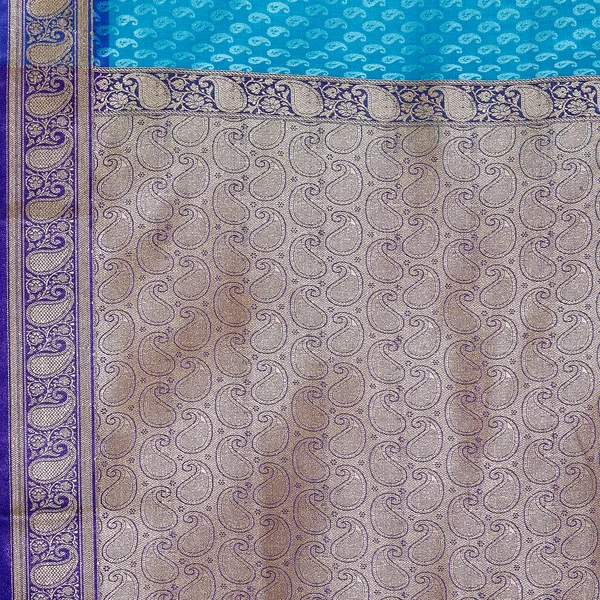 Humairah_Presents_Blue_Satin_Silk_Saree_With_Blouse_Piece(JA4)