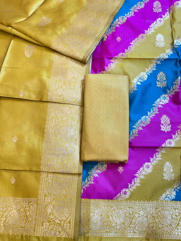 Rangkaat_Art_Silk_Banarasi_3_pcs_Suit_Set__with_Contrast_Olive_Dupatta_650SKL_RNG2