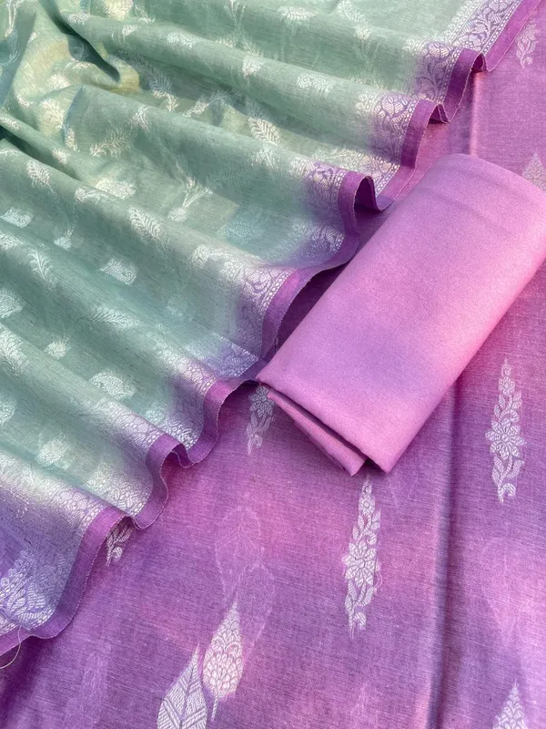 Elegant__Purple_&_Seagreen_Linen_Dupion_Resham_Booti_Banarasi_Suit_with_Contrast_Jaal_Dupatta_1100SKL_LDB3