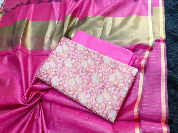 Pink_Silk_Brocade_Resham_Zari_Banarasi_Suit_with_Cotton_Stripe_Zari_Dupatta_600SKL_MB3