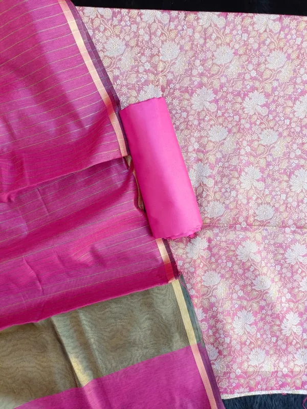 Pink_Silk_Brocade_Resham_Zari_Banarasi_Suit_with_Cotton_Stripe_Zari_Dupatta_600SKL_MB3