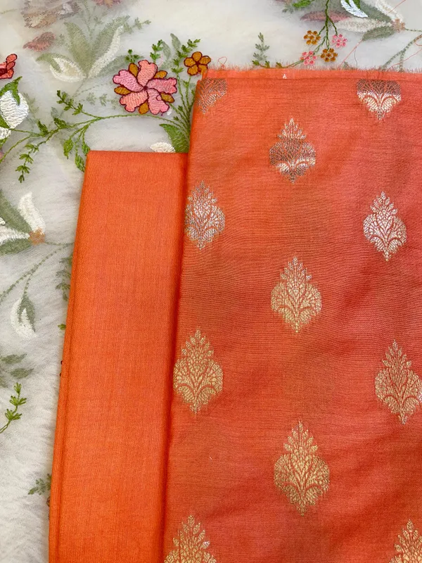 Orange_Cotton_Silk_Dyable_Floral_Zari_Booti_with_Embroidered_Dupatta_Banarasi_3_pcs_Suit_Set_14IM_DCS20
