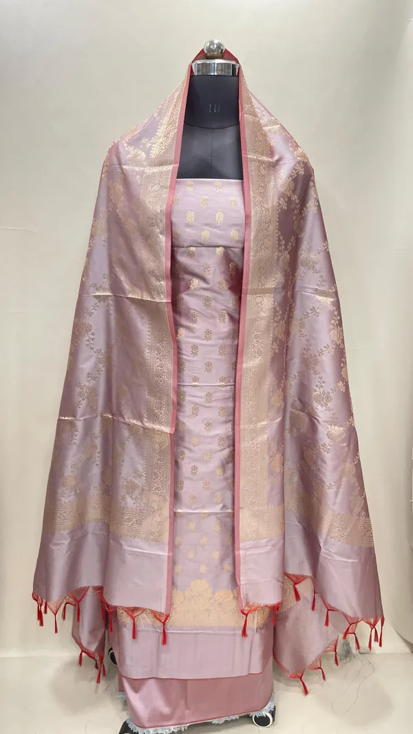 Orange_Semi_Katan_Silk_Handloom_Banarasi_3_pcs_Suit_Set_MUB_SK41