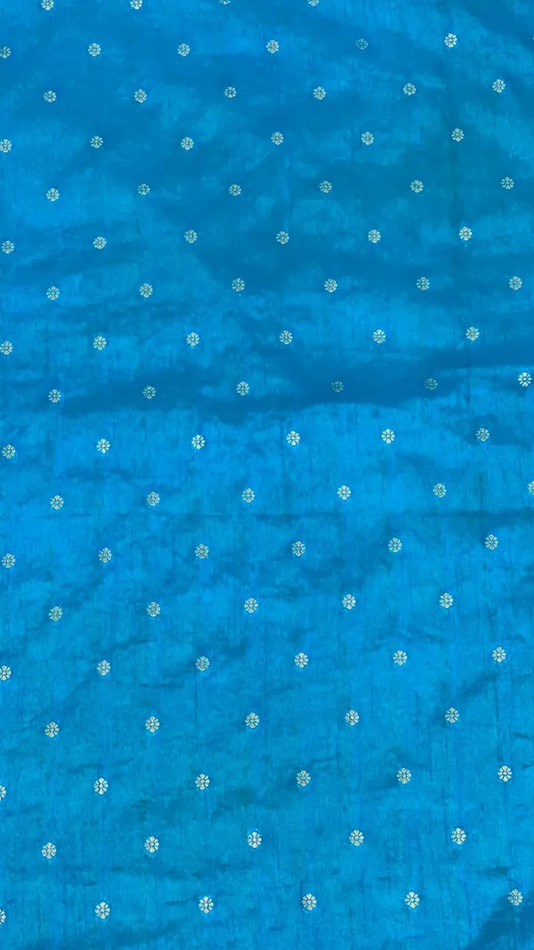 Humairah_Presents_Yellow_Dupion_Silk_Floral_Mina_Zari_Jaal_with_Contrast_Sky_Blue_Paithani_Mina_Zari_Pallu_Zari_Border_and_Sky_Blue_Blouse