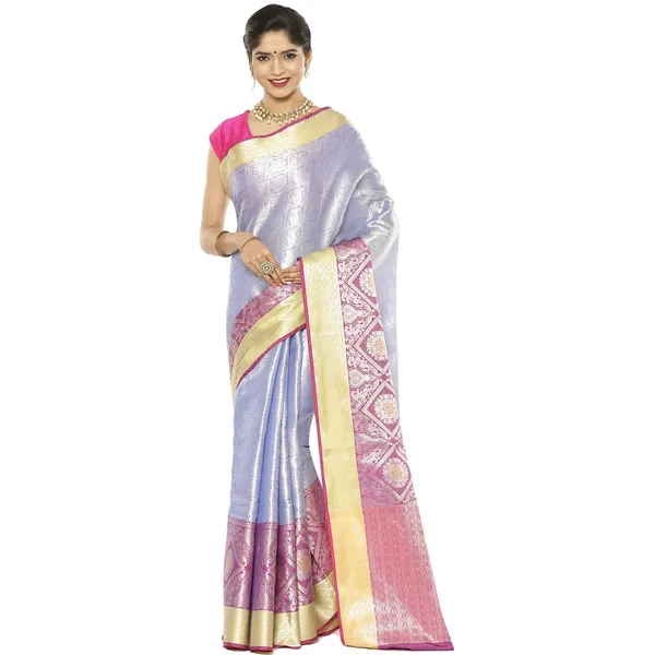 Blue_Kanjeevaram_Banarasi_Sarees_For_Women_GEMA11