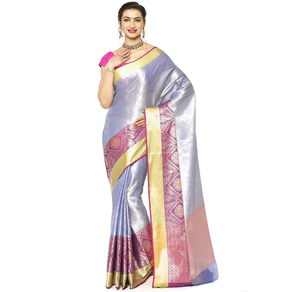 Blue_Kanjeevaram_Banarasi_Sarees_For_Women_GEMA11