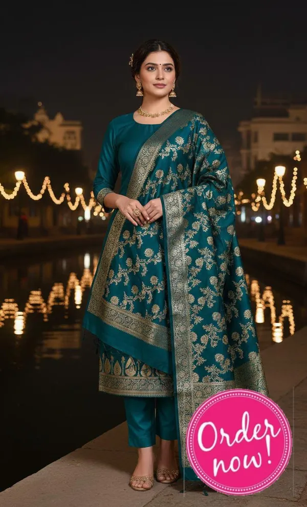 Teal_Blue_Katan_Silk_Plain_Katban_Banarasi_Suit_with_Floral_Aada_Zari_Jaal_Dupatta_800SKL_KSK12
