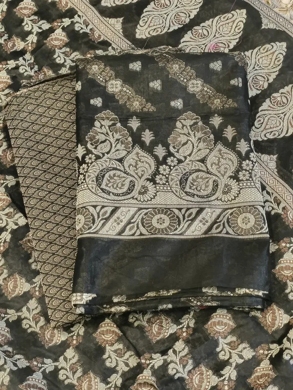 Black_Cotton_Floral_Resham_Aada_Stripe_Banarasi_Suit_600AJ_PJS21