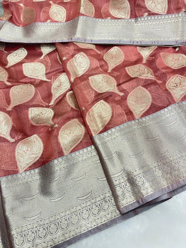 Rust_Red_Cotton_Water_Zari_Booti_Banarasi_Saree_JVC_5