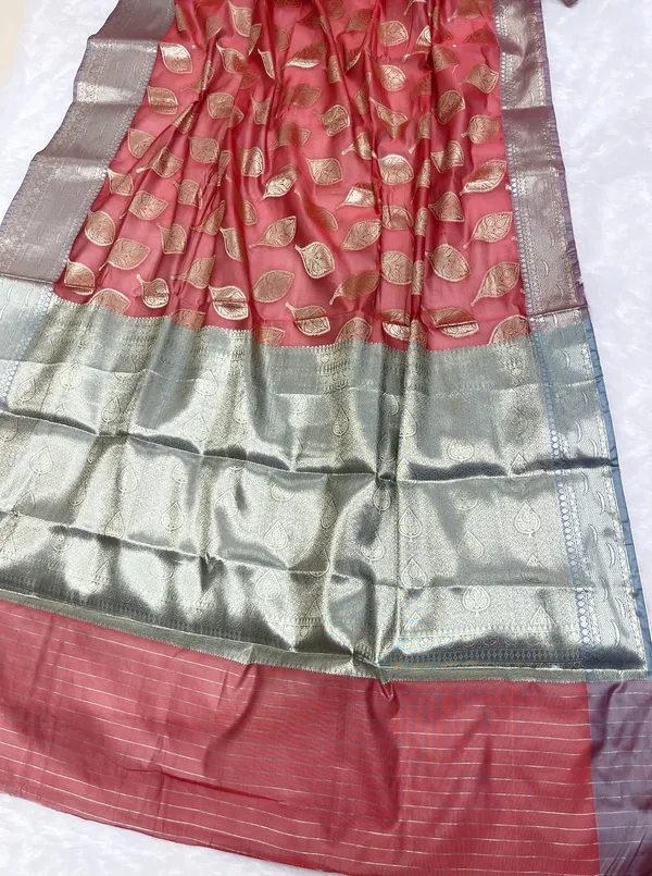 Rust_Red_Cotton_Water_Zari_Booti_Banarasi_Saree_JVC_5