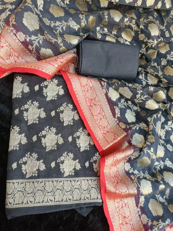 Black_Georgette_Silk_Floral_Banarasi_Suit_Set_1200SKL_GS8