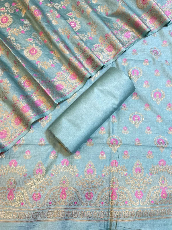 Seagreen_Dyable_Premium_Cotton_Resham_Minakari_Banarasi_Suit_950AJ_NC17