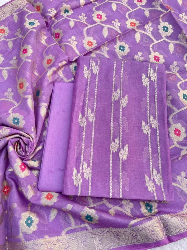 Lavander_Palm_Silk_Stripe_Zari_Banarsi_Suit_with_Floral_Zari_Mina_Jaal_Dupatta_1100SKL_PS6