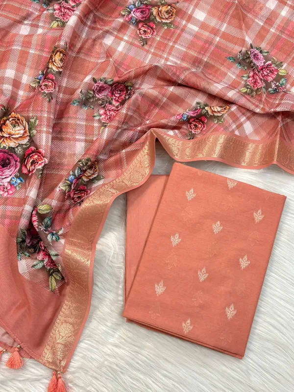 Orange_Pure_Mercerised_Cotton_Banarasi_Suit_with_Zari_Weaving_&_Chanderi_Digital_Print_Dupatta_1000SKL_MC4