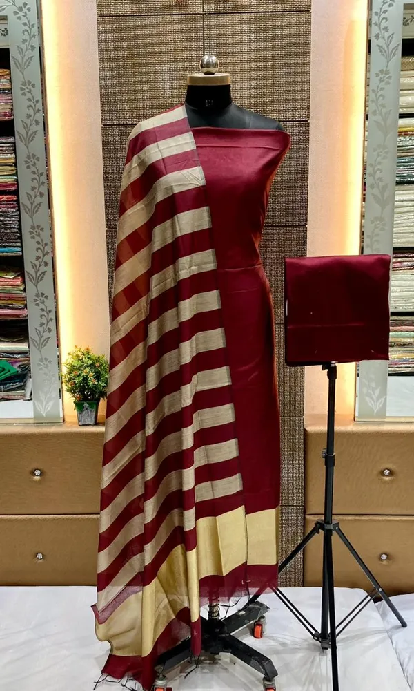 Rich_Maroon_Cotton_Silk_Banarasi_Suit_with_Gold_Zari_Stripe_Dupatta_600SKL_CS11