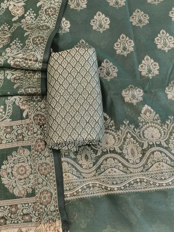 Darkgreen_Cotton_Floral_Resham_Boota_Banarasi_Suit_with_Resham_Jaal_Dupatta_Banarasi_Suit_600AJ_PJS25