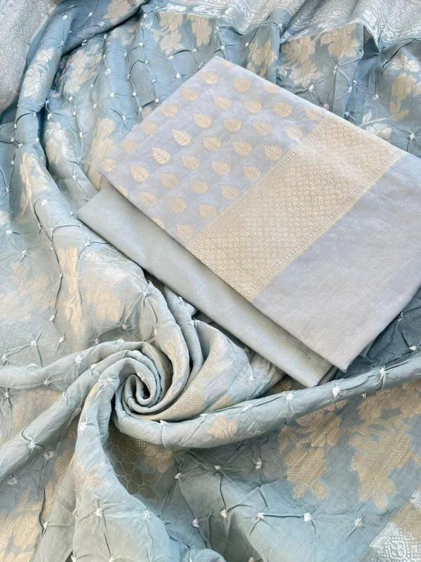 Light_Blue_Cotton_Blend_Leaf_Zari_Booti_Banarasi_Suit_with_Bandhani_Zari_Jaal_Dupatta_1325DAN_SBN7