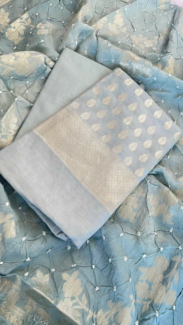 Light_Blue_Cotton_Blend_Leaf_Zari_Booti_Banarasi_Suit_with_Bandhani_Zari_Jaal_Dupatta_1325DAN_SBN7