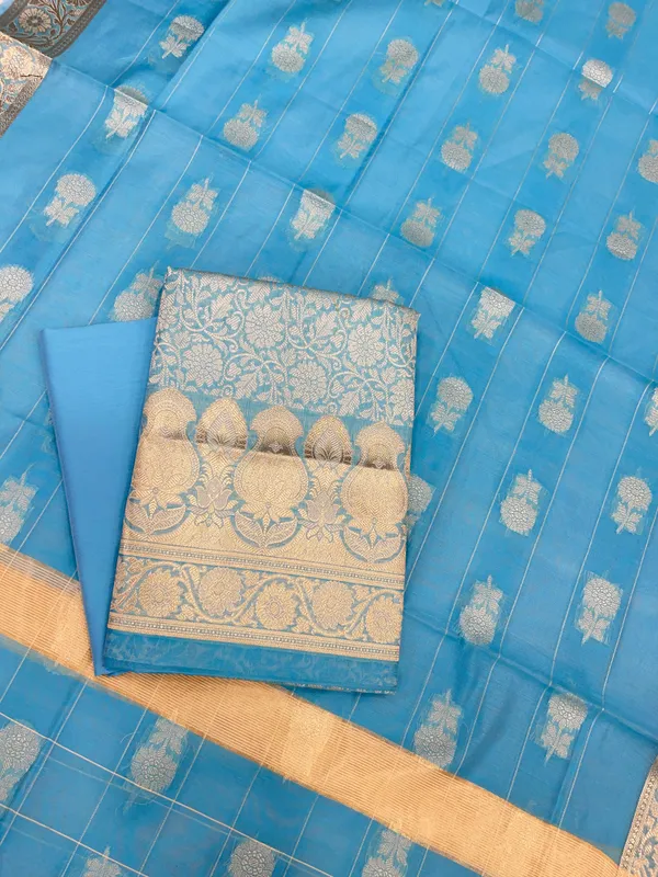 Seagreen_Cotton_Silk_Banarasi_3_pcs_Suit_Set_680ASD_CS23