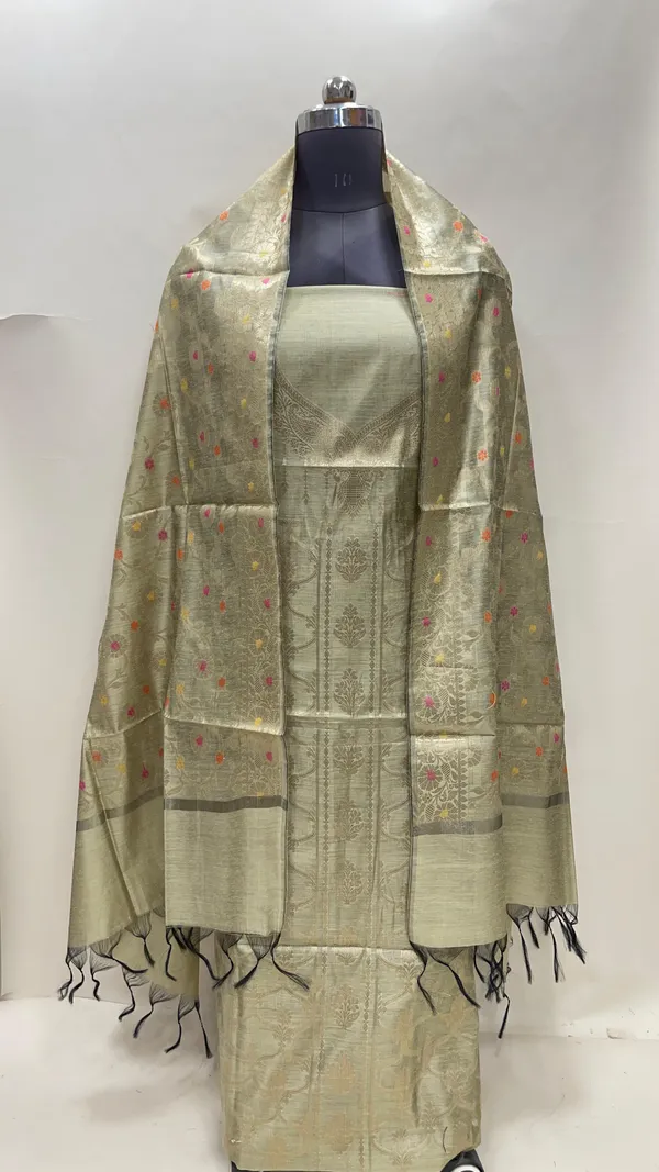 Humairah_Pistachio_Cotton_Necklace_Floral_Stripe_Zari_Jaal_3_pcs_Suit_set_with_Plain_Bottom_and_Alfi_Zari_Mina_Jaal_Pistachio_Green_Dupatta